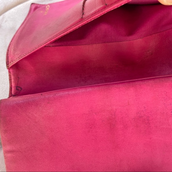 Chanel 1996-1997 CC Caviar Wallet on Chain in Pink w/Dust Bag - Picture 11 of 15